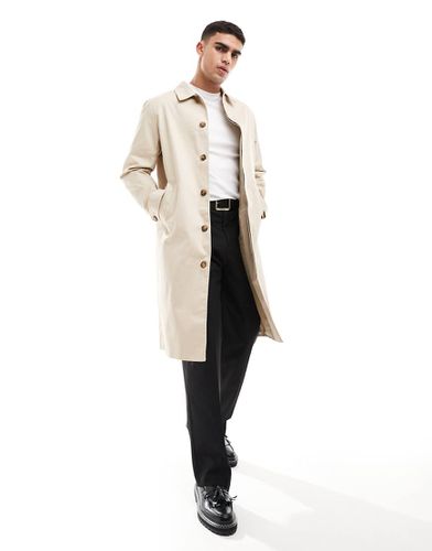 Trench grigio pietra - ASOS DESIGN - Modalova