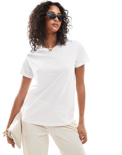 Ultimate - T-shirt girocollo bianca in misto cotone - WHITE - ASOS DESIGN - Modalova