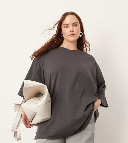 Curve - T-shirt premium oversize antracite - ASOS EDITION - Modalova