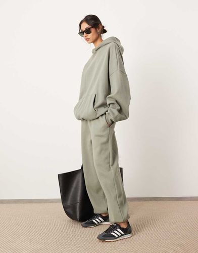 Joggers oversize premium pesanti oliva - ASOS EDITION - Modalova