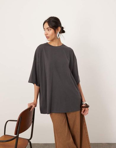 T-shirt oversize premium antracite - ASOS EDITION - Modalova