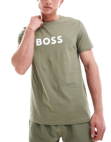 BOSS - T-shirt kaki-Verde - BOSS Bodywear - Modalova
