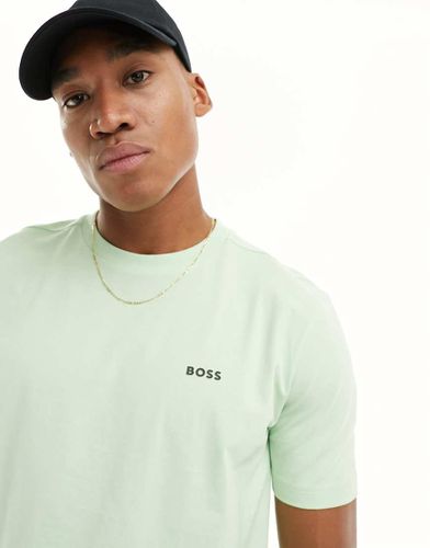 BOSS Green - T-shirt verde con logo - BOSS Green - Modalova