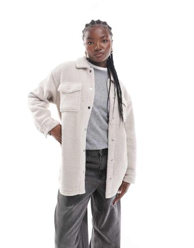 Peyton - Surchemise en polaire - Crème - Barbour International - Modalova