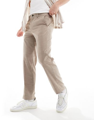 Pantaloni da abito beige con elastico in vita - Ben Sherman - Modalova