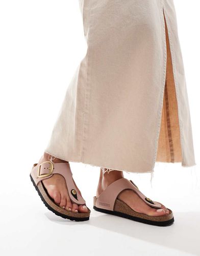 Gizeh - Sandali in pelle nabuk con fibbie grandi - Birkenstock - Modalova