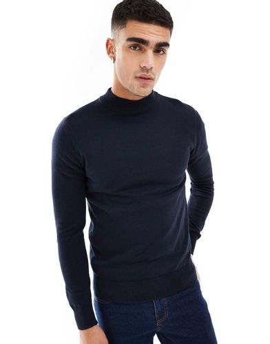 Maglione con collo alto in cotone - Brave Soul - Modalova