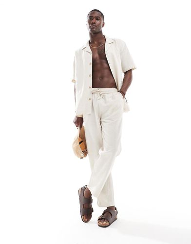 Pantaloni da spiaggia stile resort beige - Goldsboro - Modalova