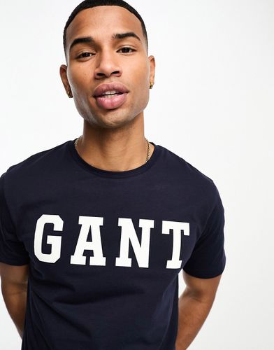 T-shirt con logo colloge - Gant - Modalova