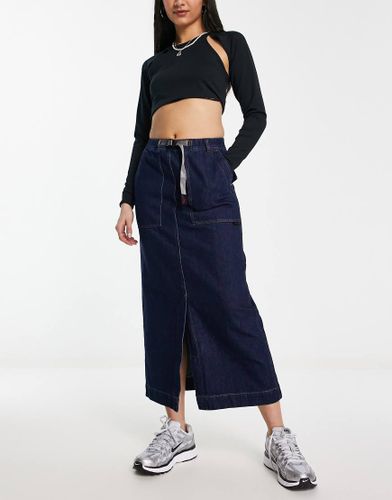 Gramicci - Gonna lunga in denim blu - Gramicci - Modalova