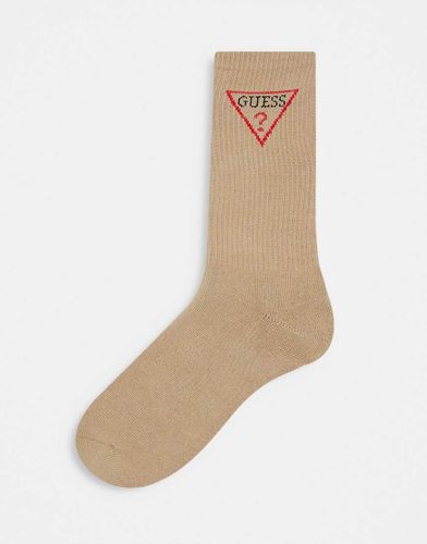 Calzini color cuoio con logo a triangolo - GUESS Originals - Modalova
