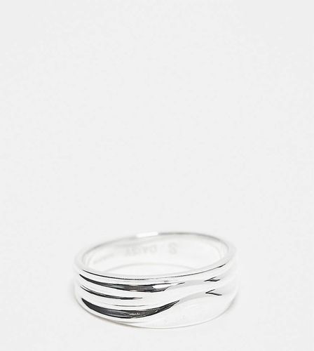 Anello ondulato spesso in sterling - Daisy London - Modalova