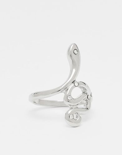 Bague tendance effet serpent - Designb London - Modalova