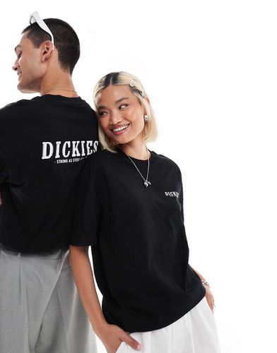 T-shirt nera con stampa grande del logo sul retro - Dickies - Modalova