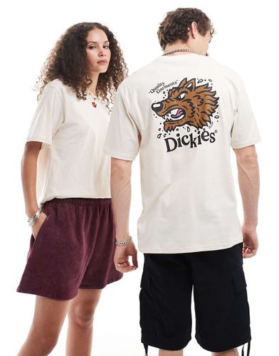 T-shirt sporco con stampa Round up sul retro - Dickies - Modalova