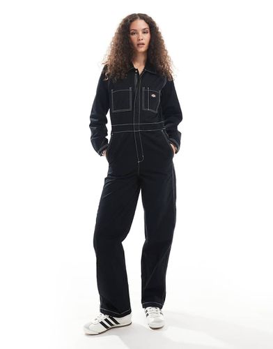 Vale Coverall - Tuta jumpsuit a maniche lunghe nera - Dickies - Modalova