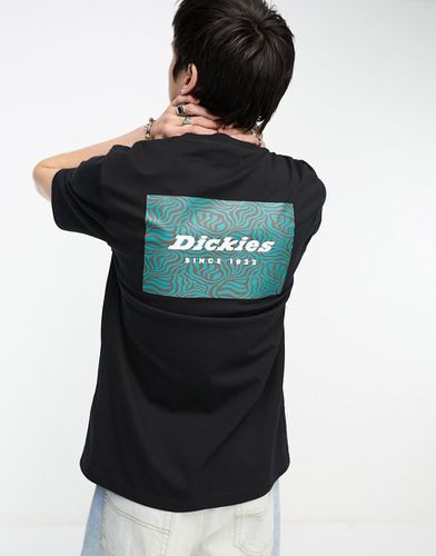 Clackamas - T-shirt nera con riquadro zebrato stampato sul retro - In esclusiva per ASOS - Dickies - Modalova