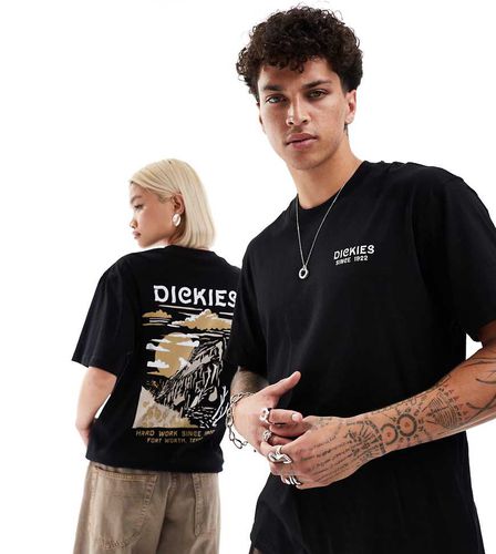 Eagle Point - T-shirt a maniche corte nera con stampa sul retro - In esclusiva per ASOS - Dickies - Modalova