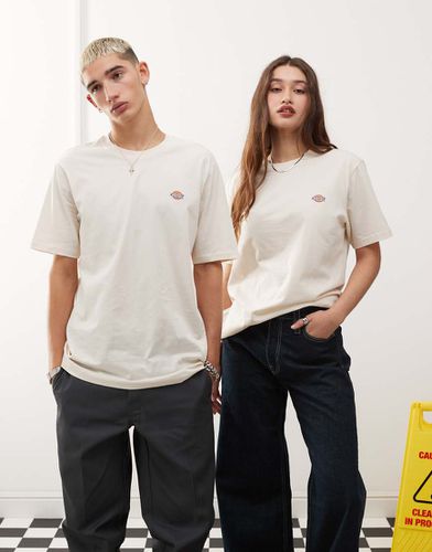 Mapleton - T-shirt color pietra con logo piccolo sul petto a sinistra - Dickies - Modalova