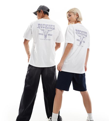 Rodeo - T-shirt a maniche corte bianca con stampa sul retro - In esclusiva per ASOS - Dickies - Modalova