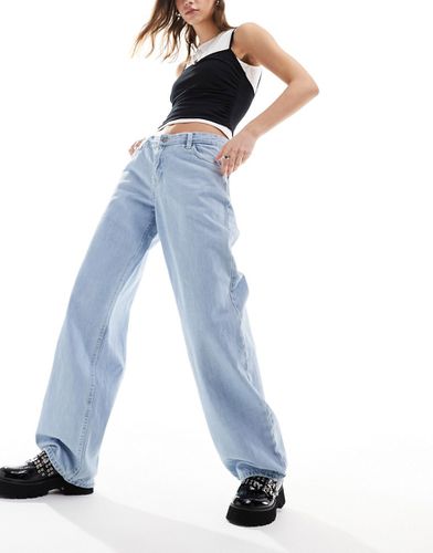 Hill - Jeans dritti comodi a vita bassa lavaggio chiarissimo rétro - Dr Denim - Modalova