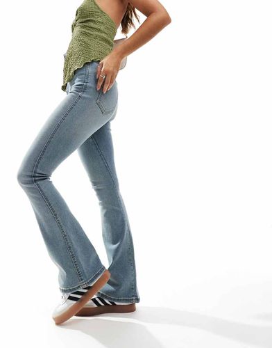 Moxy - Jeans skinny a zampa a vita alta elasticizzati azzurro vissuto vintage - Dr Denim - Modalova