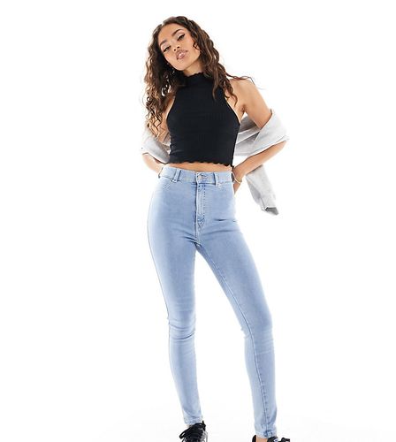 Solitaire - Jeans super skinny a vita alta lavaggio pallido semplice Beck - Dr Denim Petite - Modalova