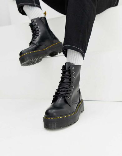 Jadon - Stivali in pelle liscia con suola platform e 8 occhielli - Dr Martens - Modalova