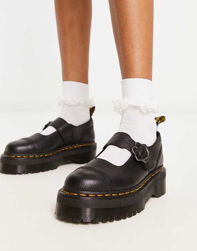 Dr.Martens - Addina - Scarpe Mary Jane nere con fibbia a fiore - Dr Martens - Modalova