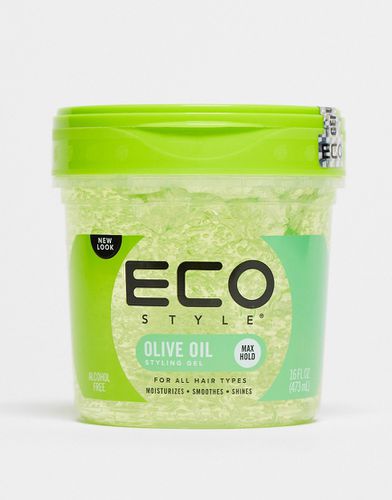 Gel per capelli all'olio d'oliva in verde da 473 ml - Eco Style - Modalova