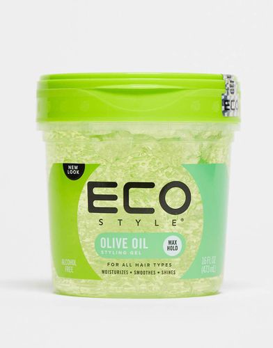 Gel per capelli all'olio d'oliva in verde da 473 ml - Eco Style - Modalova