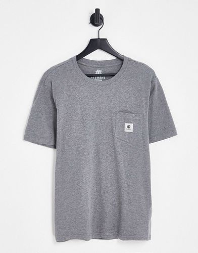 Basic - T-shirt grigia con tasca - Element - Modalova