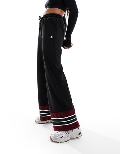 Tricia - Pantaloni sportivi neri a fondo ampio - ellesse - Modalova