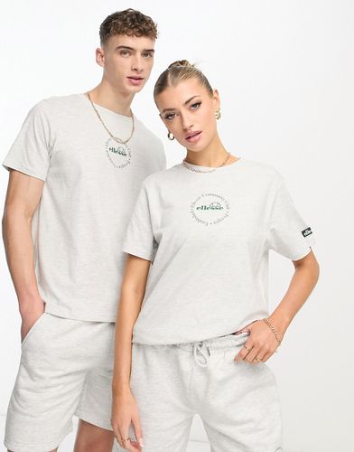Community Club - T-shirt oversize unisex grigia - ellesse - Modalova