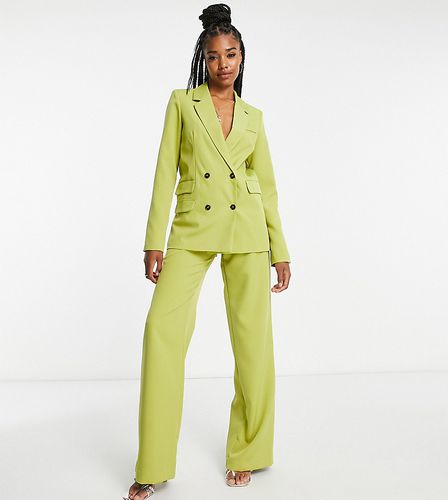 Pantaloni a fondo super ampio color oliva in coordinato - Extro & Vert Tall - Modalova