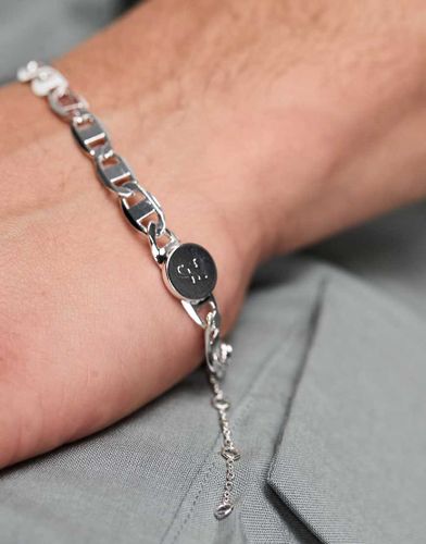 Bracciale a catenina argentato - Farah - Modalova