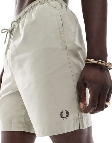 Pantaloncini da bagno classici beige - Fred Perry - Modalova