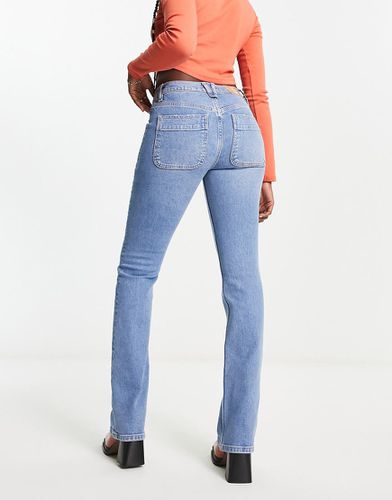 Jeans slim bootcut a vita bassa azzurri - Free People - Modalova