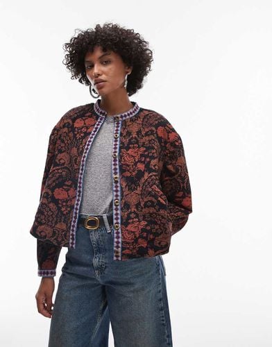 Maglione giacca oversize con stampa cachemire - Free People - Modalova