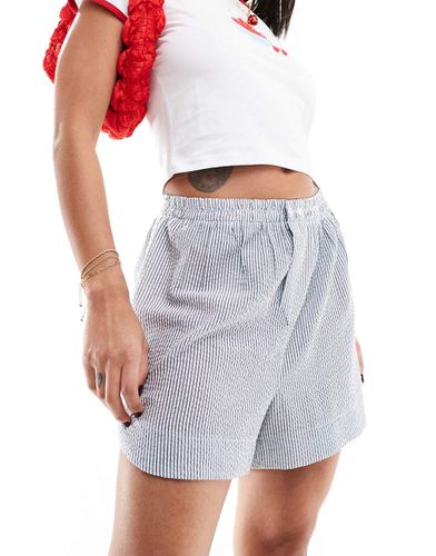 Pantaloncini boxer in cotone e bianchi a righe - Free People - Modalova