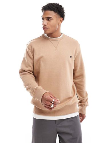 French Connection - Felpa classica color cammello - French Connection Mens - Modalova