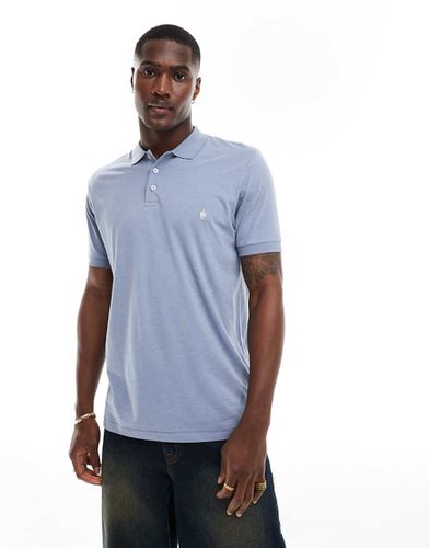 French Connection - Polo azzurro mélange - French Connection Mens - Modalova