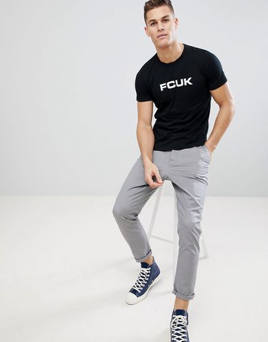 T-shirt con scritta "Fcuk" e logo - French Connection - Modalova