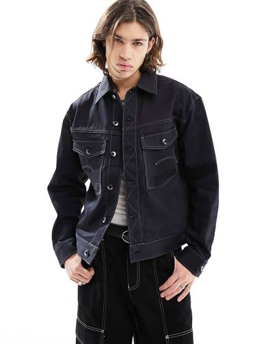 Dakota - Giacca trucker in denim nera - G-Star - Modalova