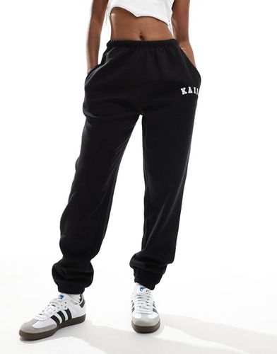 Joggers neri con fondo elasticizzato - Kaiia - Modalova