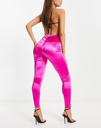 Leggings a vita alta stile disco - Kaiia - Modalova