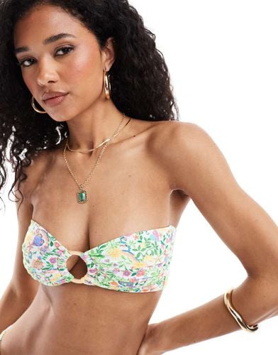 X Lexi Hidalgo - Top bikini a fascia senza spalline colore desert disco - Kulani Kinis - Modalova