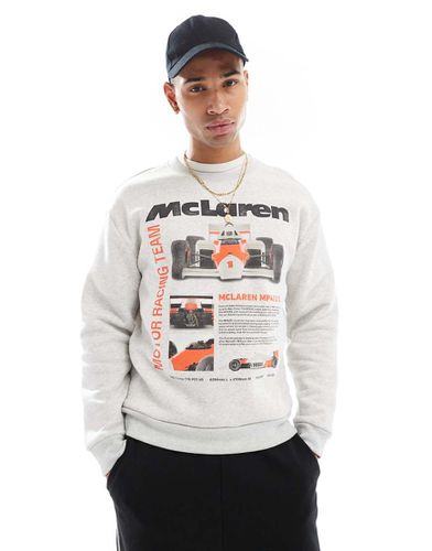 Mclaren - Top felpato con motivo decorativo - Hollister - Modalova