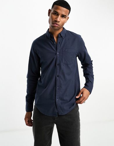 Camicia Oxford con tasca e logo iconico - Hollister - Modalova