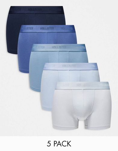 Confezione da 5 paia di boxer aderenti - Hollister - Modalova